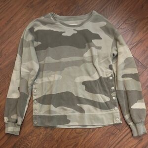 Camouflage Long Sleeve Sweatshirt